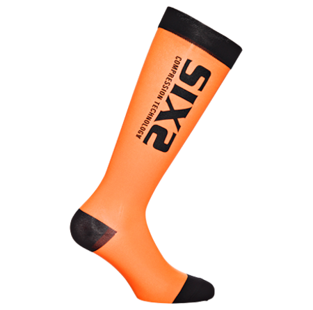 Picture of ČARAPE SIXS RECOVERY ORANGE/BLACK