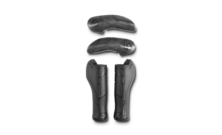 Picture of GRIPOVI CUBE NATURAL FIT ALL TERRAIN BAR ENDS MEDIUM BLACK 13113 S
