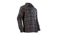 Picture of Majica Cube WORK L/S Black/Red 11673