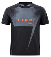 Picture of MAJICA CUBE JUNIOR S/S BLACK'N'ORANGE