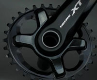 Picture of ZUPČANIK PREDNJI AB SHIMANO OVAL XT M8000 / 36T / BLACK