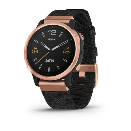 Picture of GARMIN FENIX 6S SAPPHIRE ROSEGOLD CRNI/NYLON REMEN