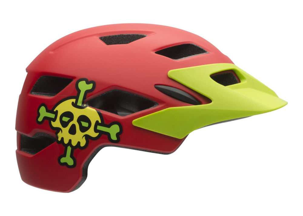 Picture of KACIGA BELL SIDETRAK CHILD RED SKULLY UNI