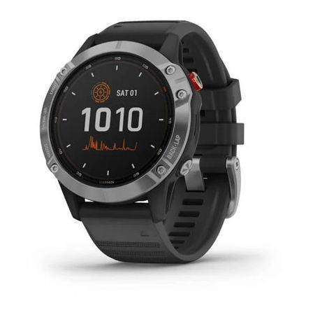 Picture of Garmin Fenix 6 Solar Silver crni / crni remen