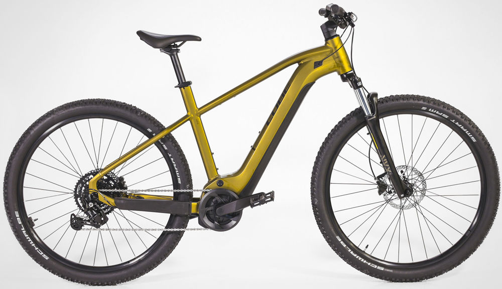 Picture of CUBE REACTION HYBRID PERFORMANCE 625 GOLDENLIME´N´BLACK 2025 samo XL