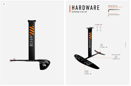Picture of RRD BLAZE LTE FOIL SET Y30 950-1100-1250-1550-1850cm2