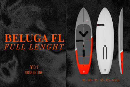 Picture of RRD BELUGA FL ORANGE LINE Y31 WING / PARAWING / DOWNWIND 95-145lit